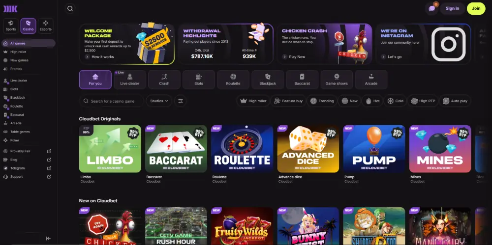 Cloudbet Casino
